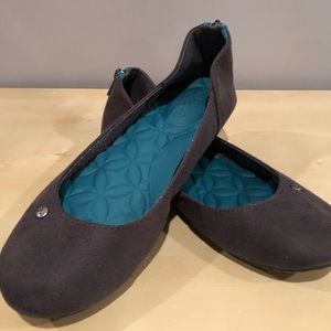 Mad Love Grey Suede Ballet Flats